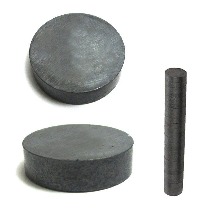25 Round Magnets Ceramic Disc Solid Ferrite Strong Craft Refrigerator Industrial