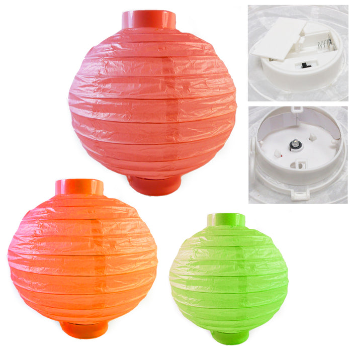 5X Chinese Paper LED Lanterns Lamps Wedding Party Decoration Festival Lights New