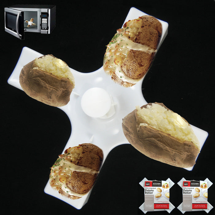 3X Potato Express Microwave Cooker Fast Reusable Washable Kitchen Accessory Tool