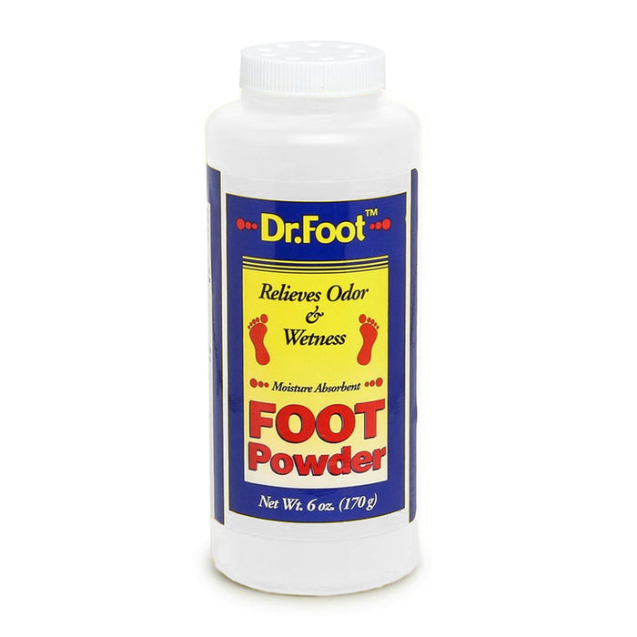 Foot Odor Relieves Wetness Powder Moisture Absorbent Cools Comfort Feet 6 oz