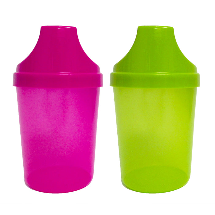 2Pc Kids Cups with Lids Toddler Trainer Sippy Cup Drinking Juice Bottle BPA Free