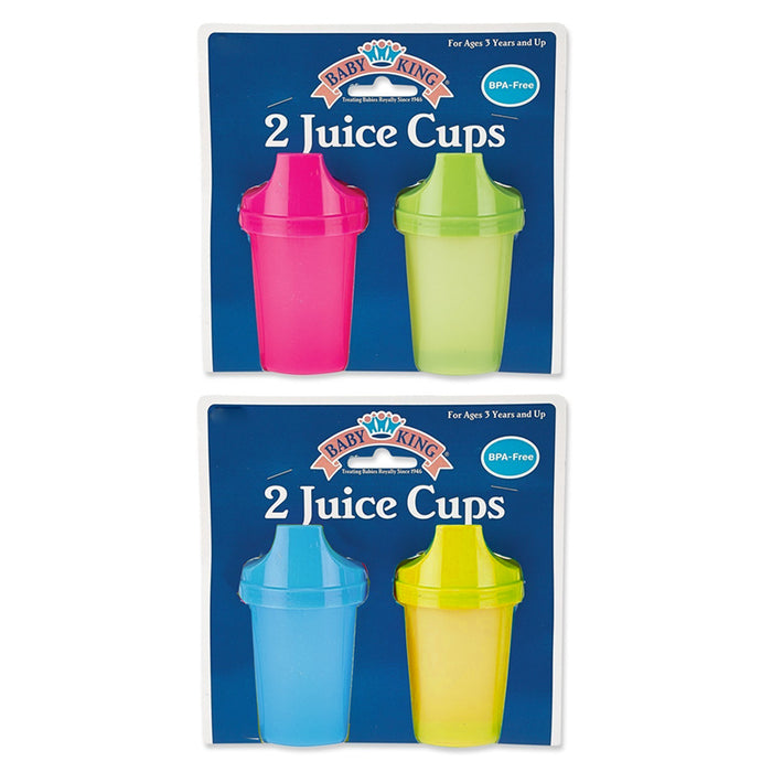 4PC Kids Juice Cups with Lids Toddler Trainer Sippy Cup BPA Free Drinking Bottle