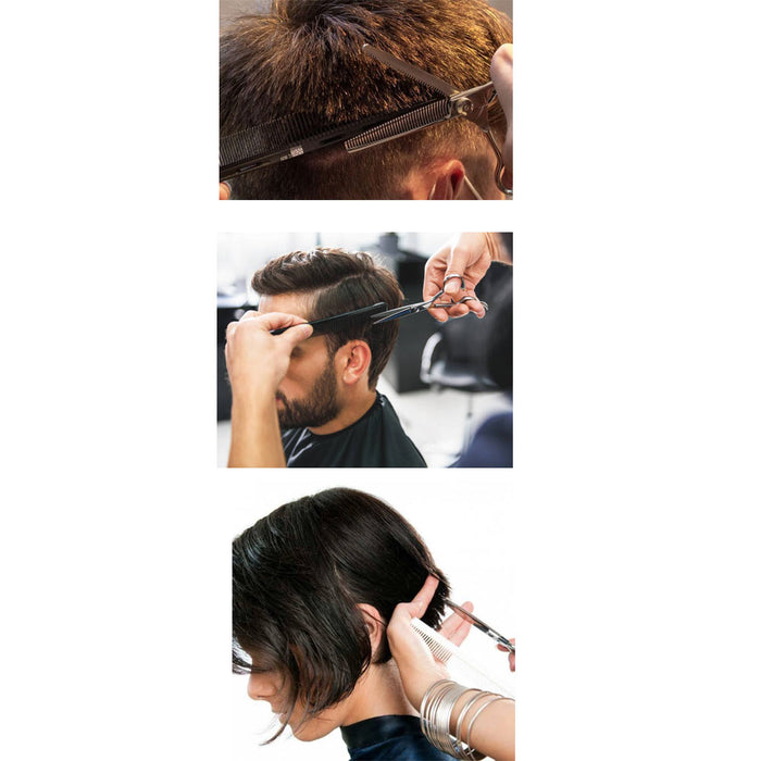 2pk Hair Cutting Scissors Thinner Barber Shear Professional Hair Dressing Kit