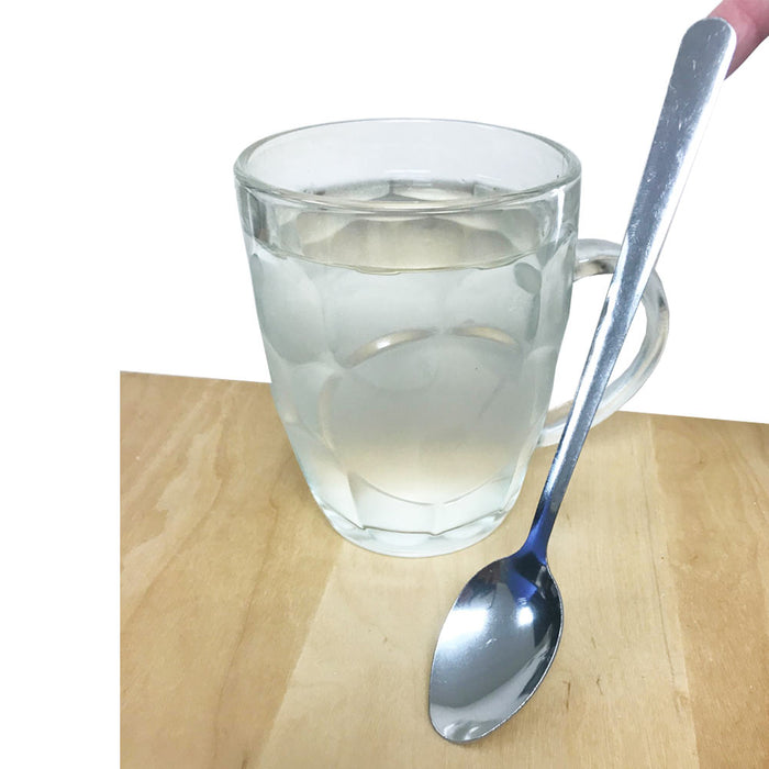 12 Pack Long Handle Stainless Spoons Mixing Ice Cream Coffee Tea Spoon Set 8"