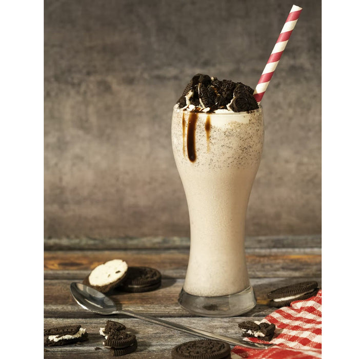 6 Pack 8" Long Handle Ice Cream Spoons Stainless Steel Cocktail Stirring Spoons