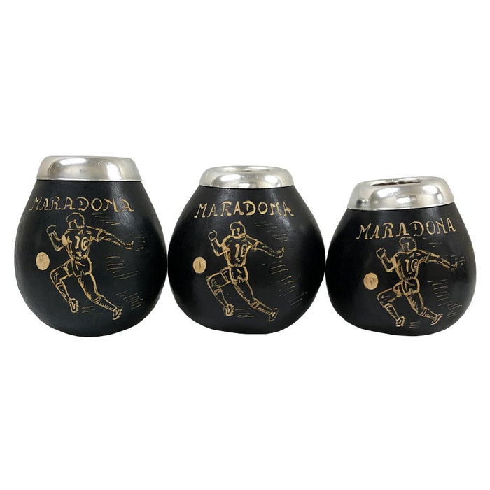 Mate Gourd Set Straw Bombilla Cup Handmade Yerba Argentina Mexico 86