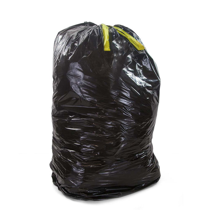 Super Tuff 30 Gallon Drawstring Trash Bag 14-Count Garbage Disposable Heavy Duty