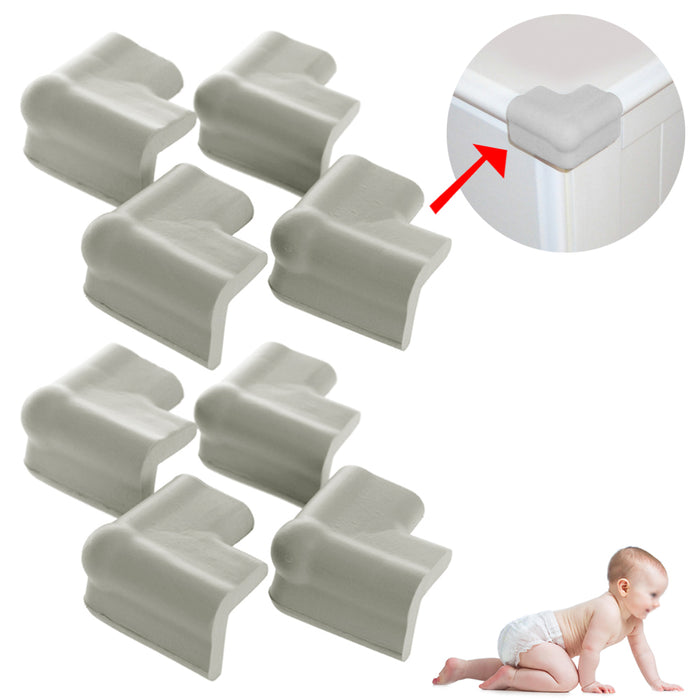 8 PCS Baby Proofing Furniture Protector Soft Foam Corner Edge Cushions Safety