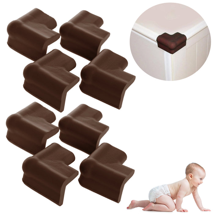 8X Soft Foam Corner Cushions Baby Proofing Table Edge Guard Bumpers Child Safety