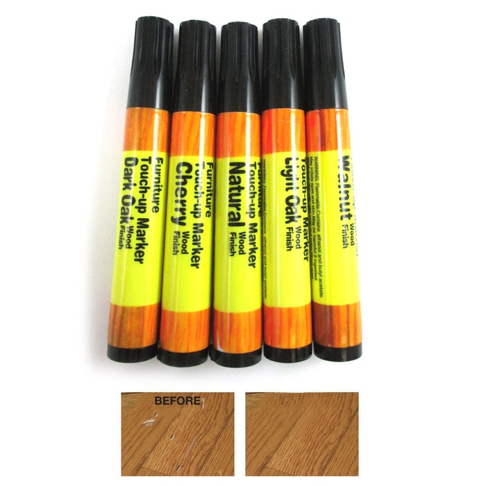 Wood Stain Touch-Up Marker Wood Furniture & Floor Pens Scratch Repair  Marker 