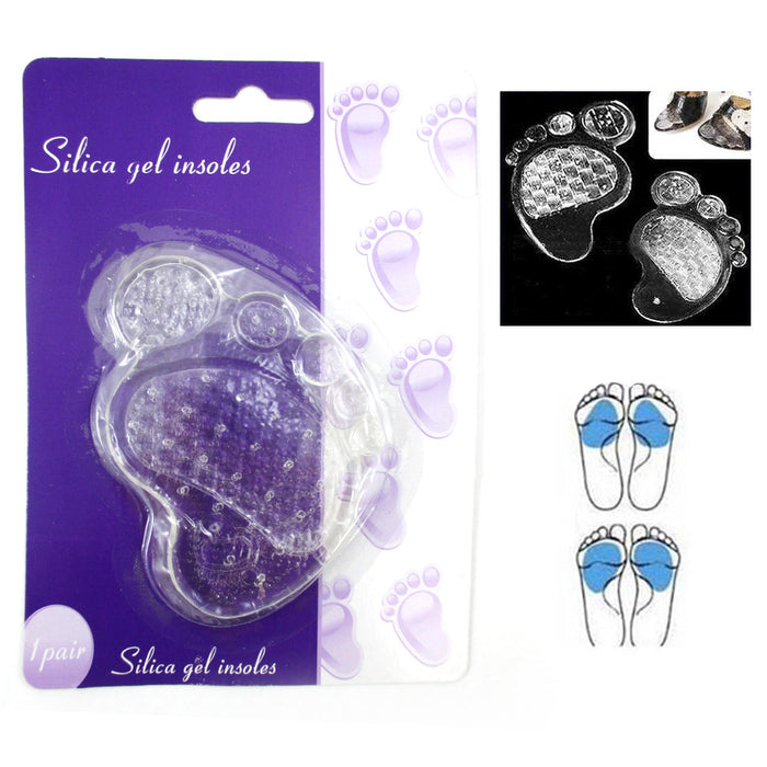 Silica Gel Shoe Cushion Ball Of Foot Metatarsal Pads High Heel Insoles Antislip