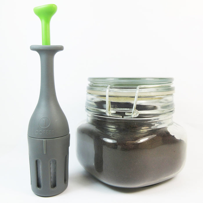 Jokari Healthy Steps Single Serve One Cup Style French Coffee Press Maker Travel