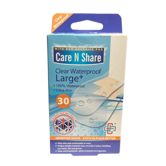 120 Transparent Stretch Adhesive Bandages Waterproof Dressing Cover Wound Cuts