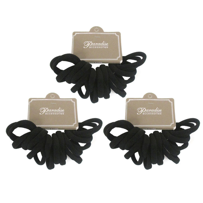 54 Thick Seamless Hair Ties Cotton Hair Bands Women Ponytail Scrunchie Holders