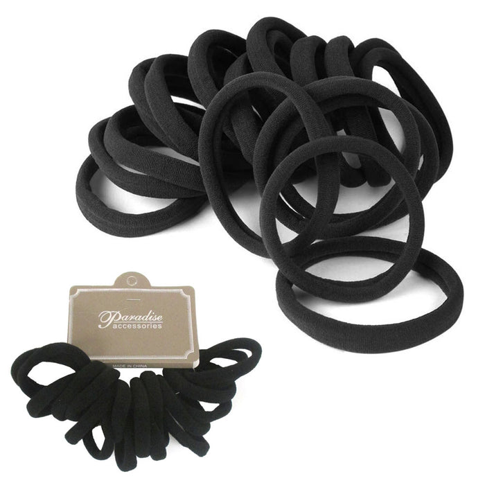 54 Thick Seamless Hair Ties Cotton Hair Bands Women Ponytail Scrunchie Holders