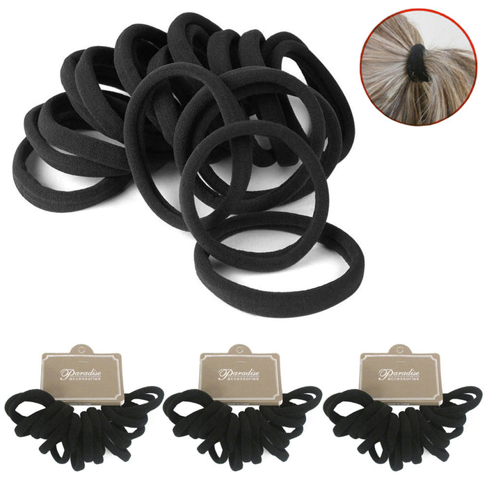54 Thick Seamless Hair Ties Cotton Hair Bands Women Ponytail Scrunchie Holders
