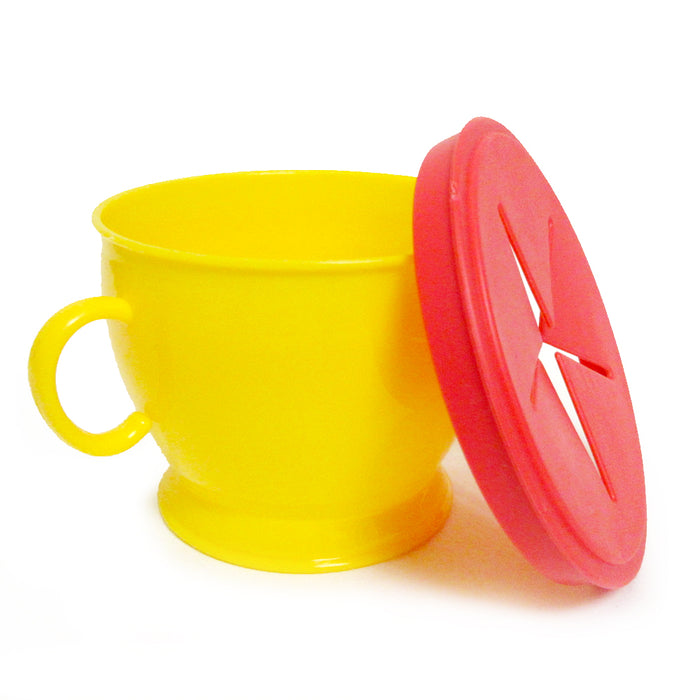 2PC Baby Toddler Snack Catcher Bowl Cup with Handles No Spill BPA-Free Container