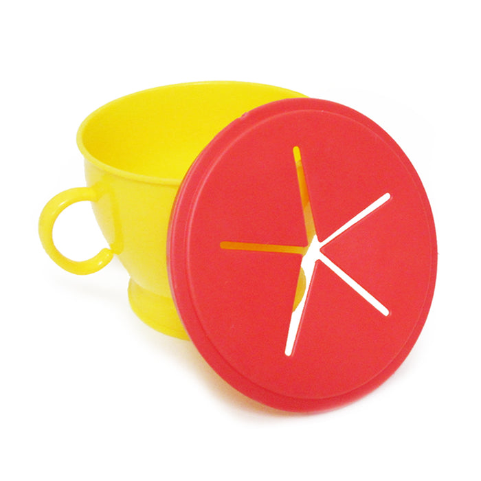 2PC Baby Toddler Snack Catcher Bowl Cup with Handles No Spill BPA-Free Container