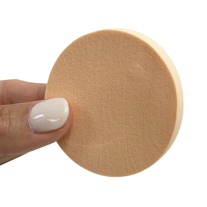 24 Cosmetic Sponge Round Foam Pad Make Up Applicator Foundation Powder Blender
