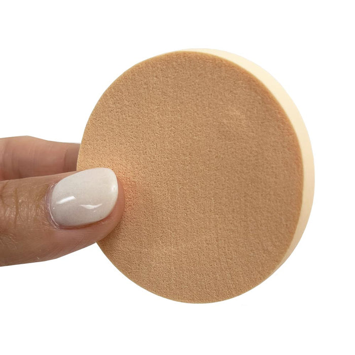 50 PC Round Makeup Sponge Face Pads Facial Smooth Powder Puff Applicator Sponges
