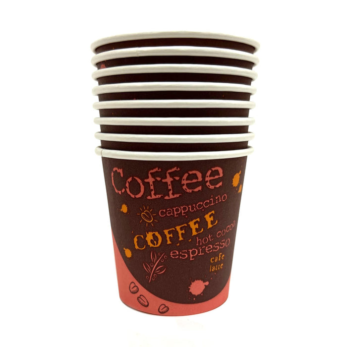 100 count 4 oz. Paper Cups Small Disposable Hot Coffee Espresso Mouthwash Cup