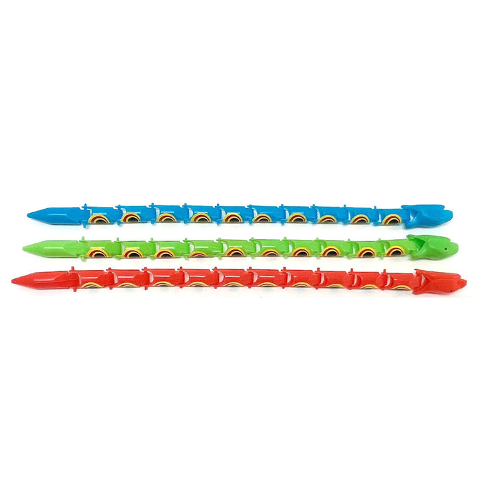 9 PCS Jointed Snake Toys Wiggle Plastic Snakes Party Favor Kids Sensory Toys