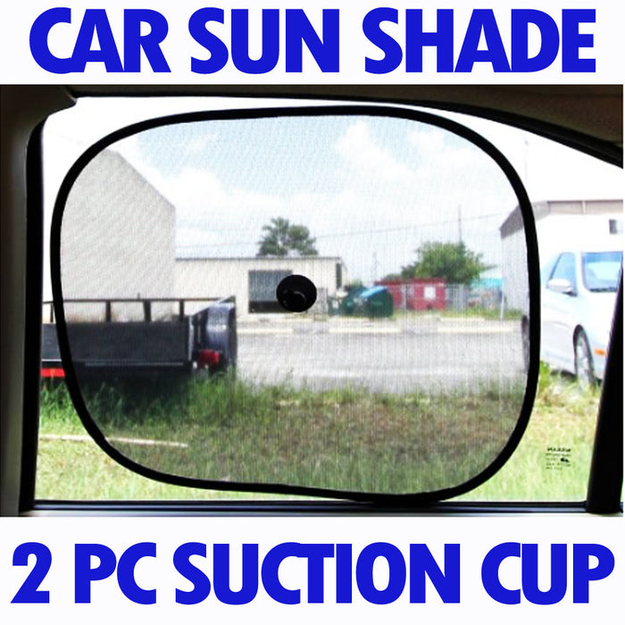 2 Sun Shade Visor Shield Side Rear Window Car Auto Mesh Screen Baby Sunscreen !