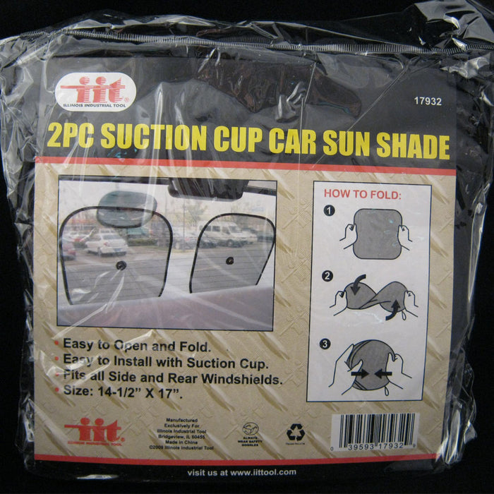 2 Sun Shade Visor Shield Side Rear Window Car Auto Mesh Screen Baby Sunscreen !