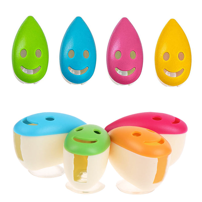 10 PC Set Toothbrush Caps Holder Toothpaste Squeezer Portable Suction Cup Kids