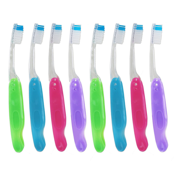 8 Travel Toothbrush 2 Cases Portable Hike Camping Brush Cleaner Protect Gift Box