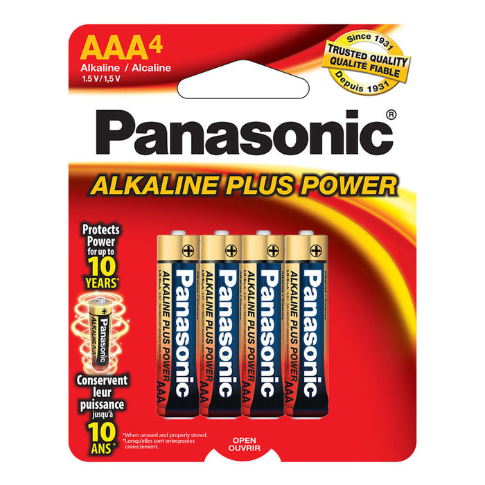 12 Pack AAA Batteries Alkaline Plus Power Triple A Battery 1.5V Long Lasting Set