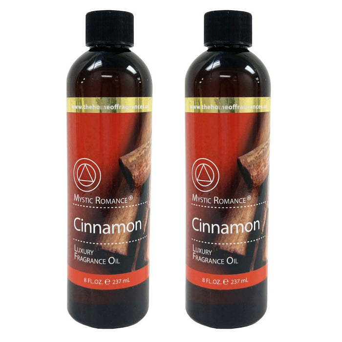 2pc Cinnamon Scented Home Fragrance Oil Home Diffusers Candles Room Therapy 16oz