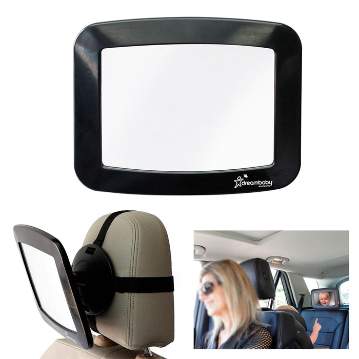 Baby Car Mirror Infant Rear Facing Seat Wide Clear View Adjustable Shatterproof