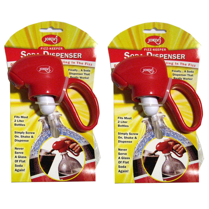 2 Pack Soda Dispenser Fizz Saver Cap 2 Liter Bubble Keeper Fountain Machine Coke