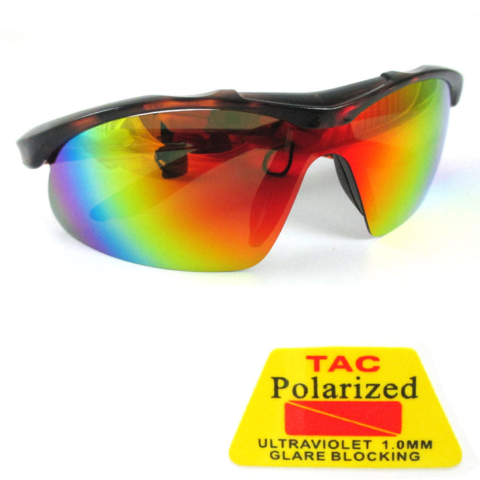 Mens Polarized Sports TAC Sunglasses Cycling Running Fishing Golf Wrap Glasses