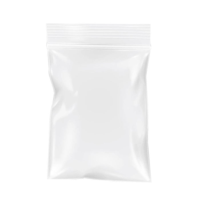 100pcs Resealable Poly Bags 5 x 7 Clear Plastic Zipper Bag 3 Mil Jewelry Treats