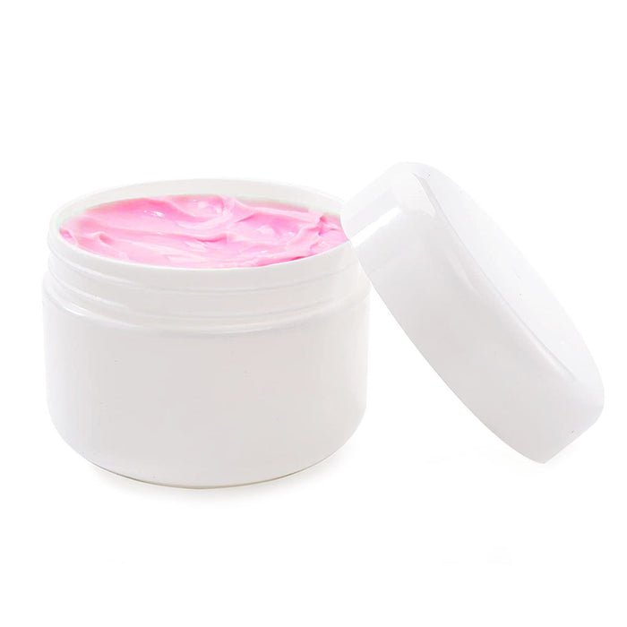 12 Plastic Jar Containers Lids 2.5 oz Body Lotion Jars Cream Makeup Cosmetics
