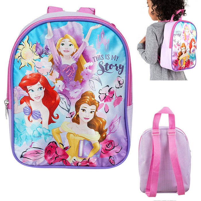10" Disney Princess Mini Backpack Cinderella Kids Girls Toddler School Book Bag