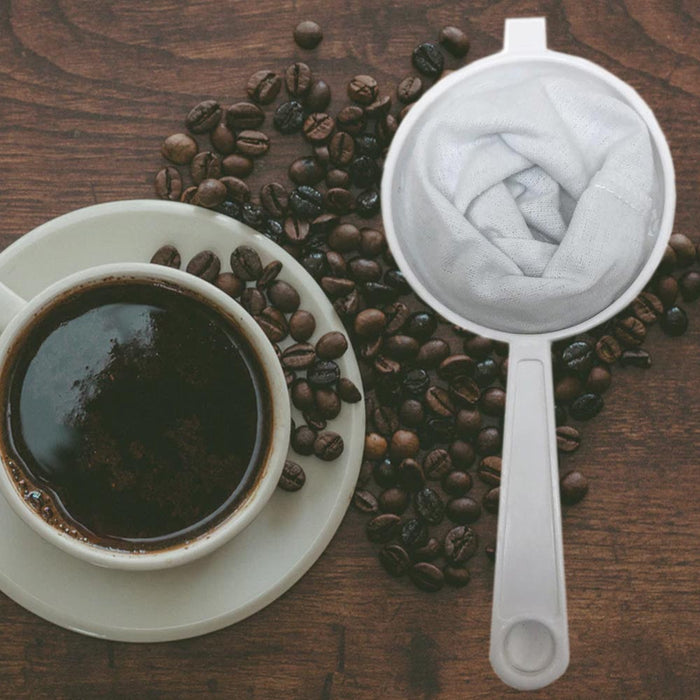 Spanish Colador de Cafe Coffee Strainer Filter Cone Cloth Mesh Plastic Reusable