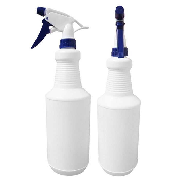 Plastic Spray Bottle 2 Pack 33oz All-Purpose Heavy Duty HDPE Spraying Leak Proof