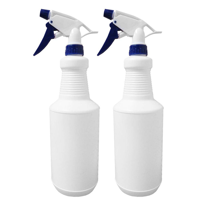Plastic Spray Bottle 2 Pack 33oz All-Purpose Heavy Duty HDPE Spraying Leak Proof