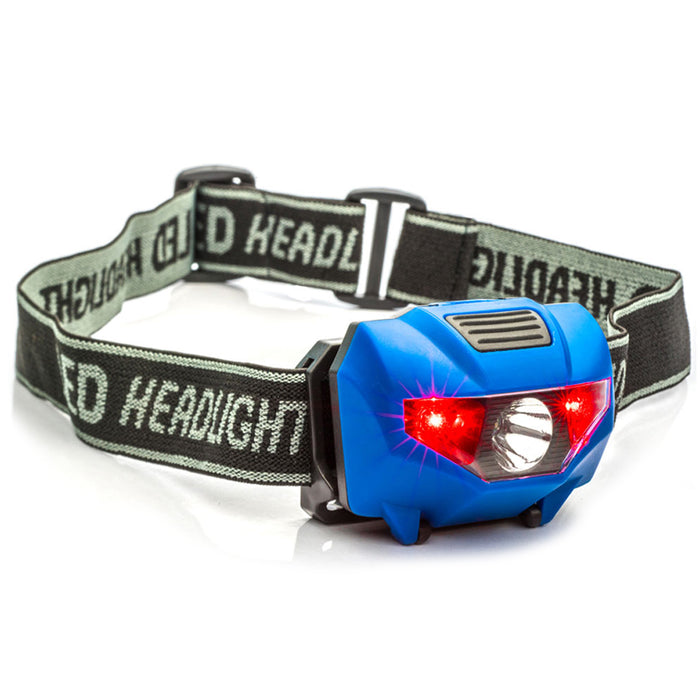 LED Headlamp Flashlight Camping Ride Running Head Torch Safety Battery Operated