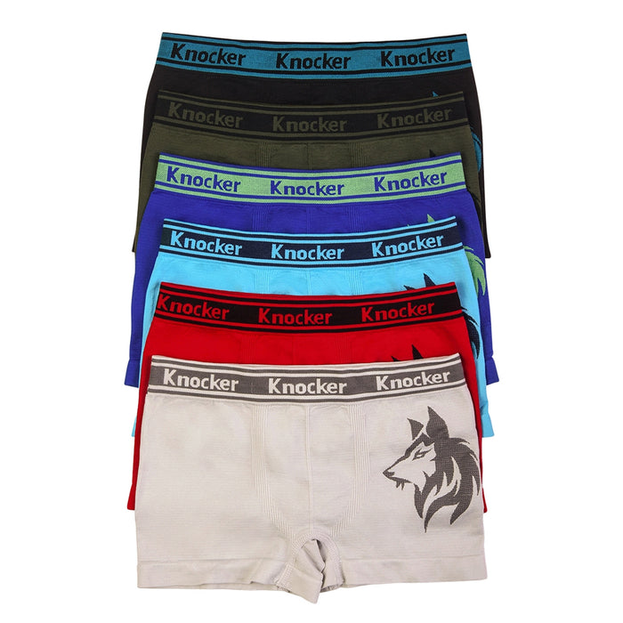 3 Pack Boys Seamless Seamless Boxer Kids Spandex Underwear Boy Briefs Shorts S