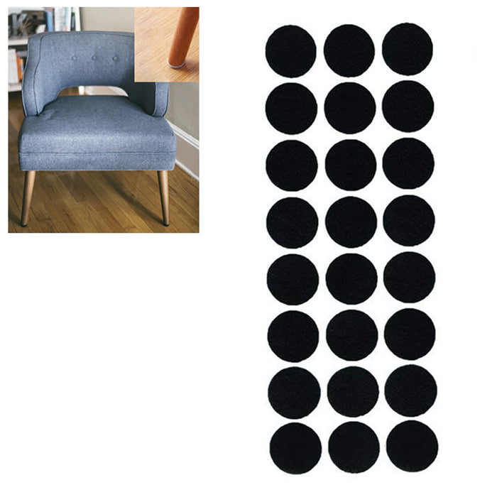 76PCS Floor Protectors Furniture Leg Pads Felt Chair Adhesive Round 3/4" 1/2" 1"