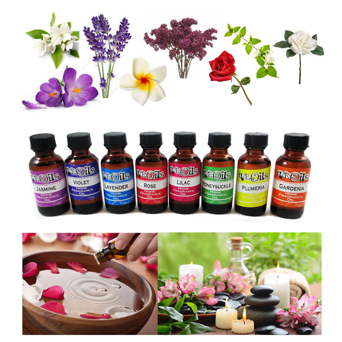 3PC Scented Oil Aroma Therapy Fragrance Home Spa Diffuser Air Burner Warmer Pack