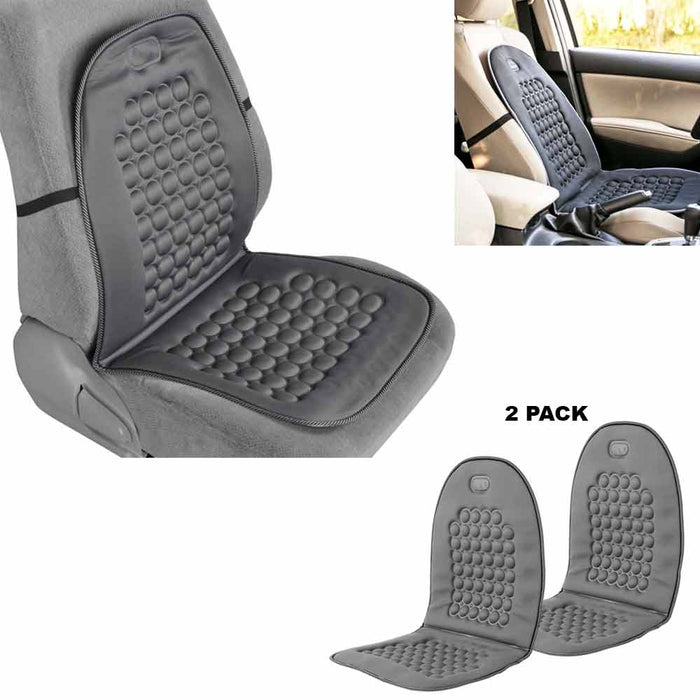 2 Pack Magnetic Bubble Seat Cushion Protector Cover Car Seat Home Office Massage 601
