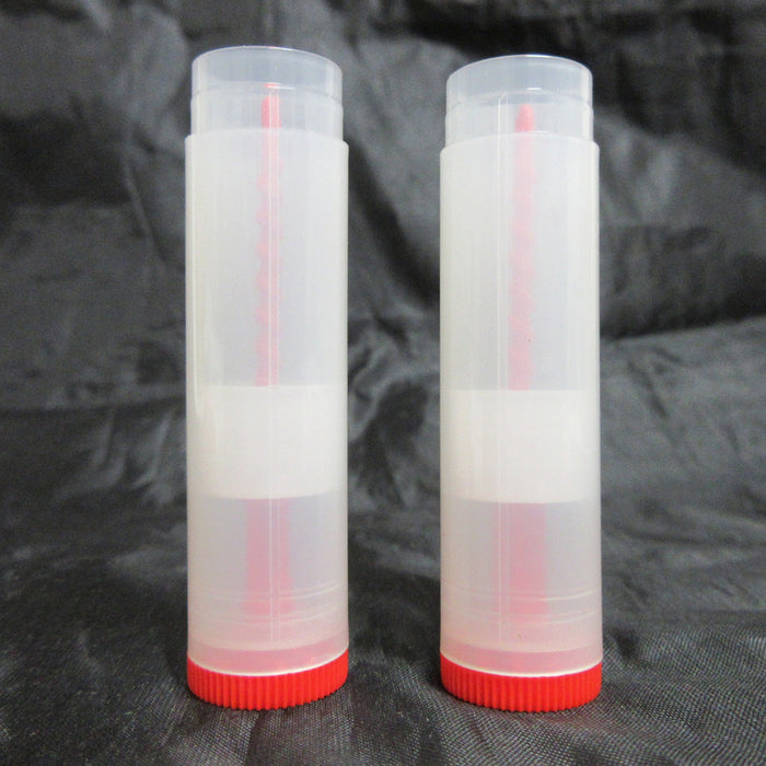 50 Lot Clear Empty Lipstick Lip Balm Container Tube Case Caps Jars Chapstick New