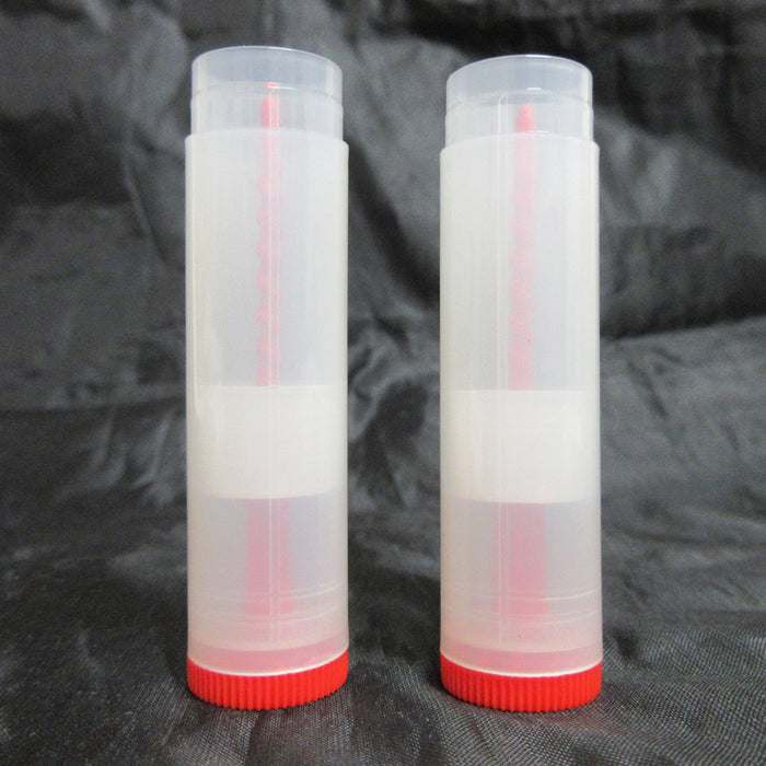 200X Empty Lipstick Lip Balm Containers Clear Tube Case Caps Jars Cosmetics Bulk