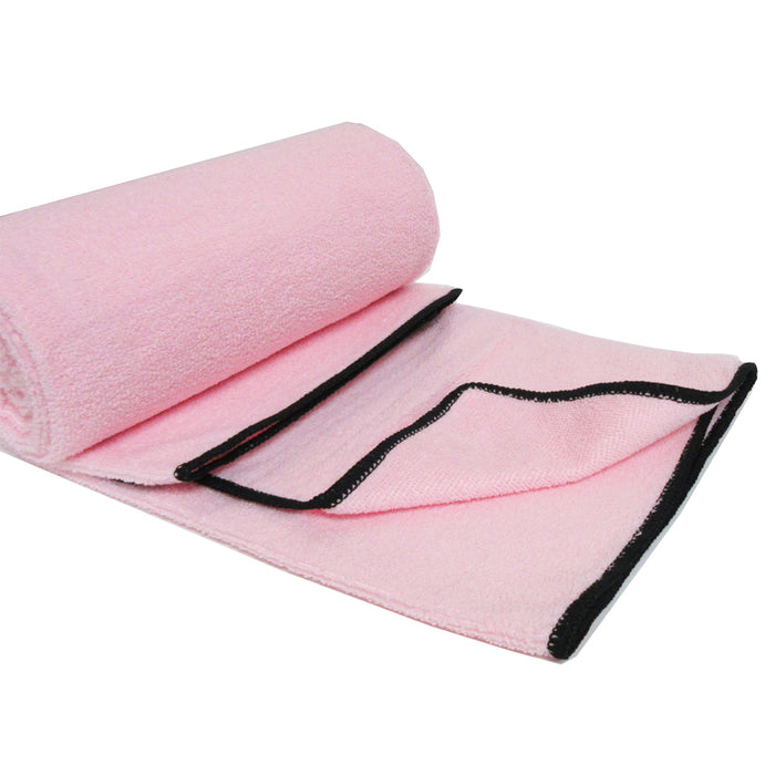 Hot Yoga Towel Super Soft Sweat Absorbent Non-Slip Bikram Pilates Mat 24" X 68"