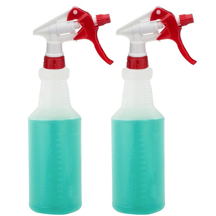 2 Heavy Duty Empty Plastic Trigger Spray Bottle 32oz Chemical Resistant Planting